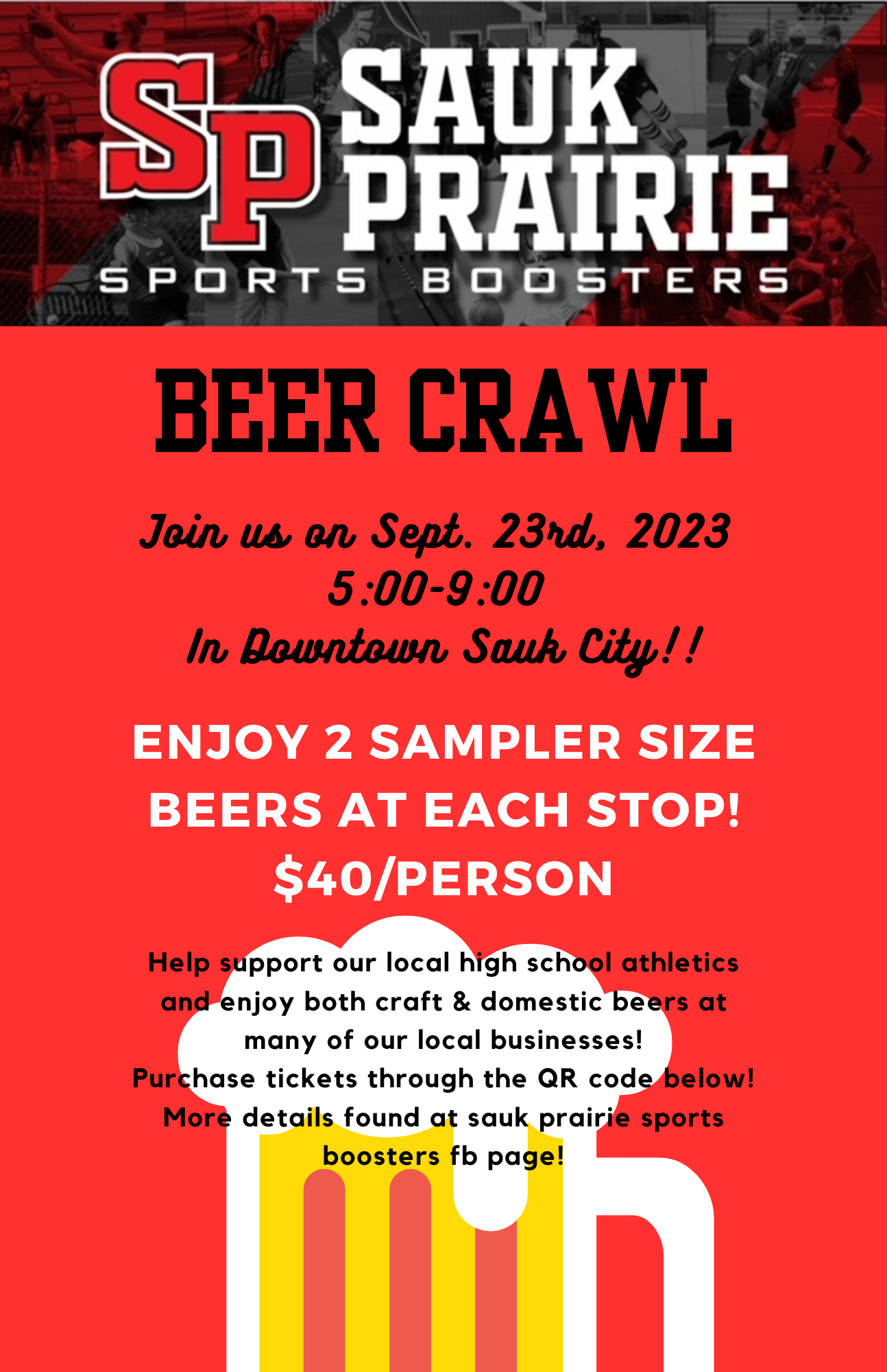 Sports Boosters Beer Crawl Sauk Prairie Sports Boosters